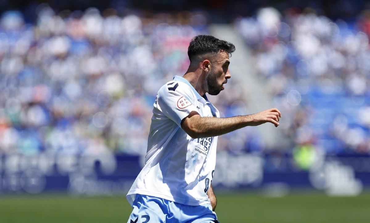 Carlos Puga, durante un partido