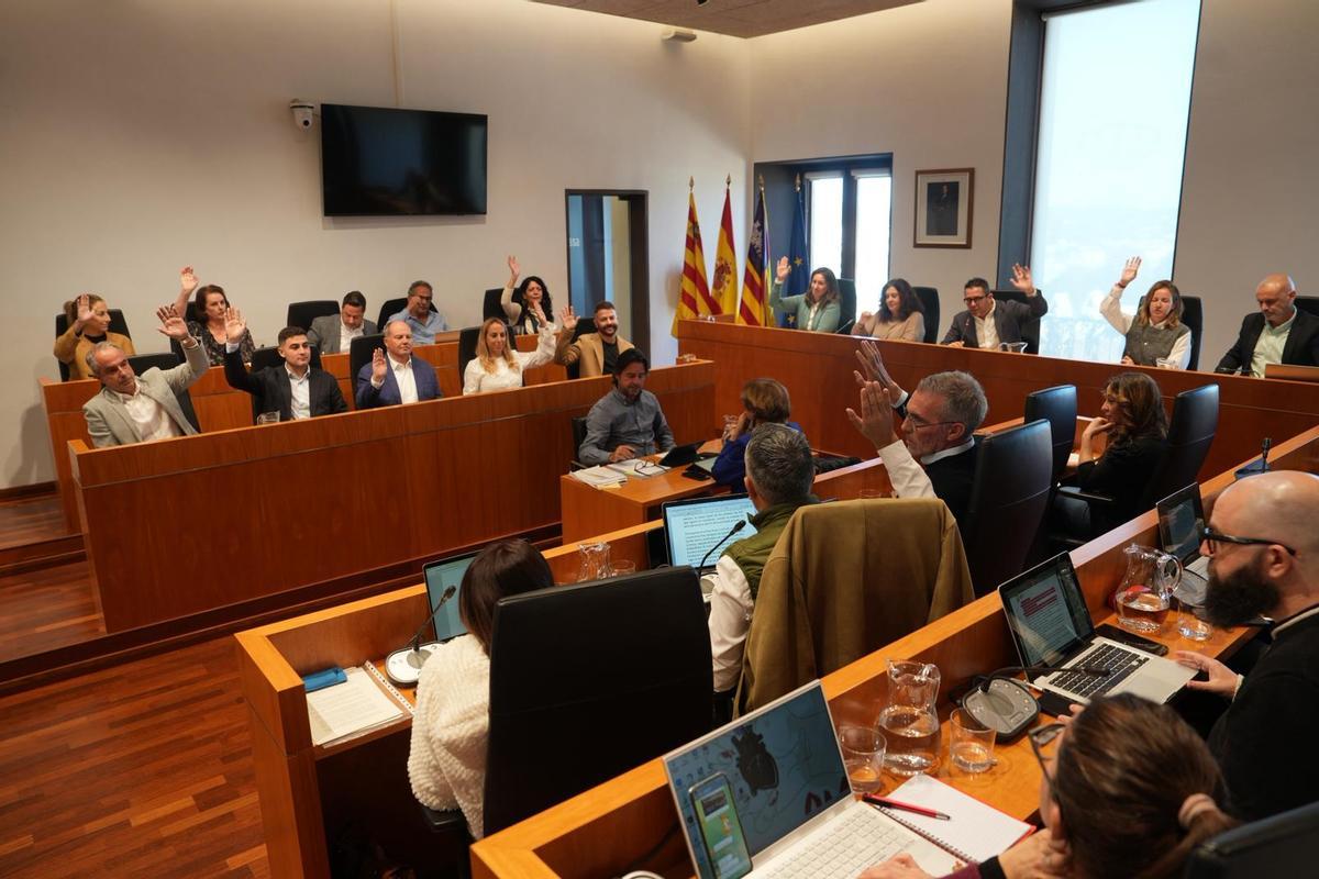 Pleno municipal de este jueves en Vila.