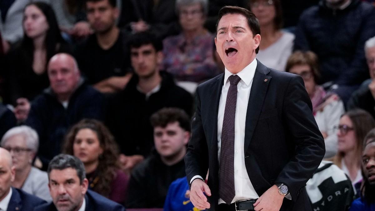 Xavi Pascual, entrenador del Barça de basket