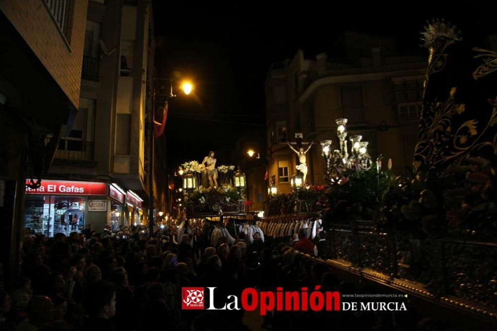 Encuentro en Lorca del Cristo de la Sangre, Señor de la Penitencia y la Virgen de la Soledad