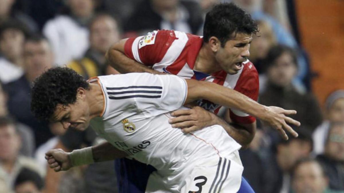Diego Costa, contra el Real Madrid de Pepe y Ramos