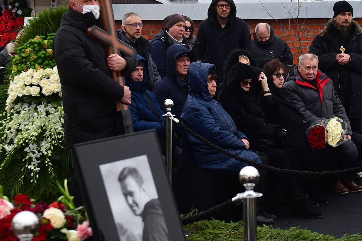 Funeral y ceremonia de despedida del político opositor ruso Alexei Navalny en Moscú