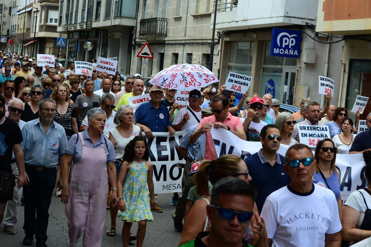 La manifestación por el PAC de Moaña, en imágenes La manifestación por el PAC de Moaña, en imágenes