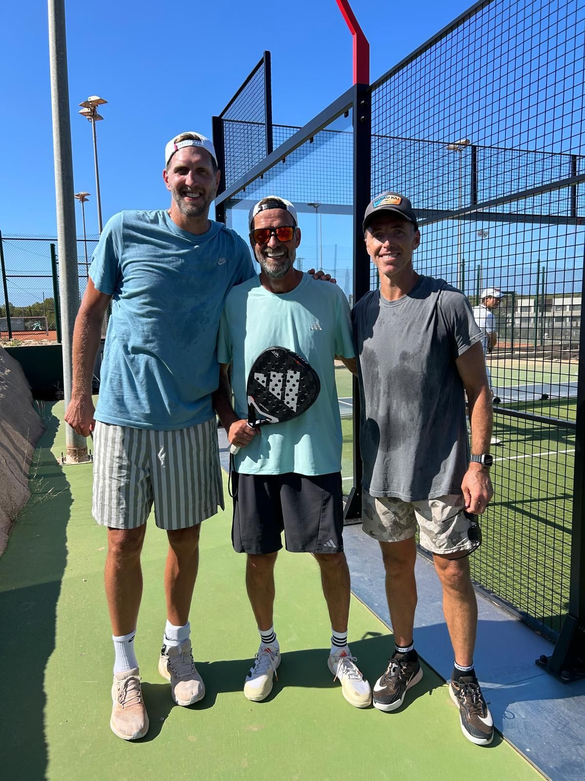 Nash y Nowitzki, exjugadores de la NBA, en el Mallorca Country Club