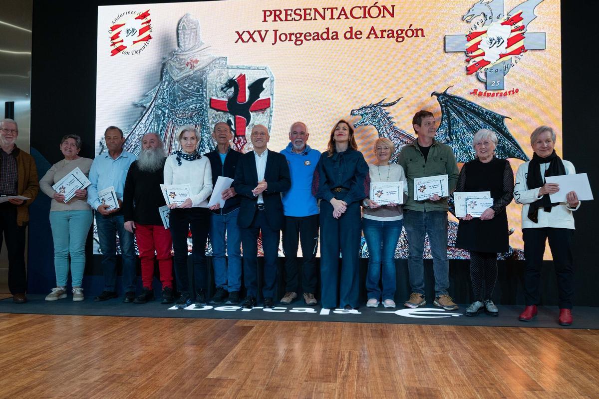 La entrega de premios a jorgeadores, patrocinadores, instituciones y medios de comunicación se ha celebrado este miércoles con la presencia de la alcaldesa de Zaragoza, Natalia Chueca.