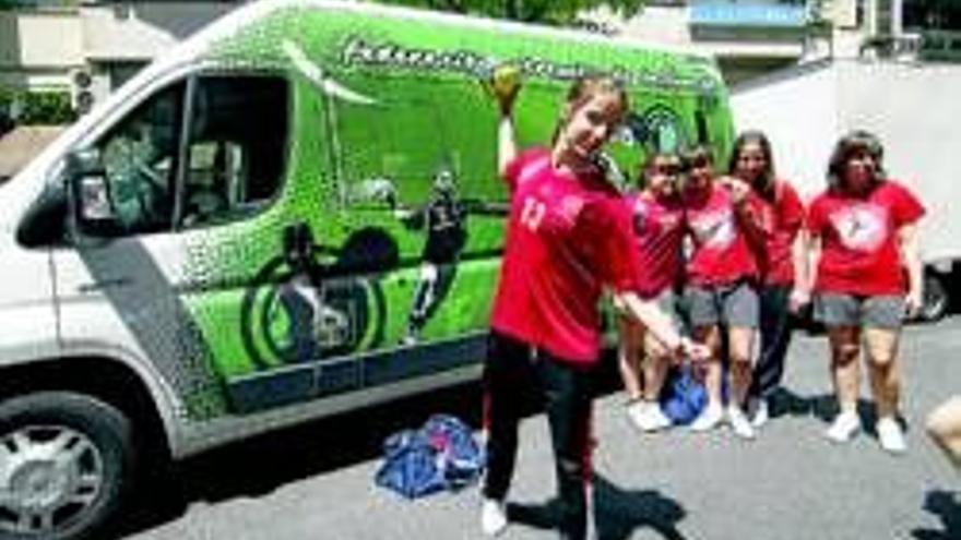 Balonmano en las calles de Cáceres