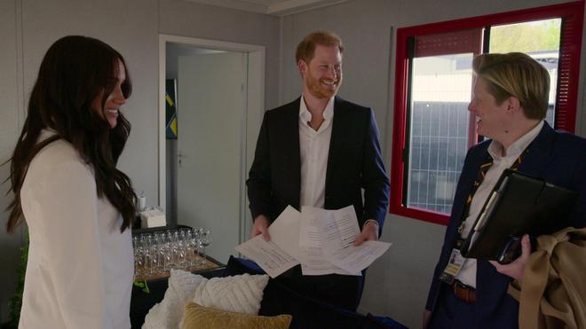 Meghan Markle y el príncipe Harry en el documental 'Corazón de Invictus'