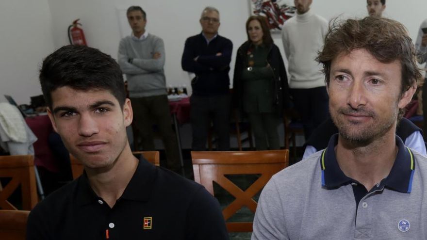 Carlos Alcaraz y Juan Carlos Ferrero