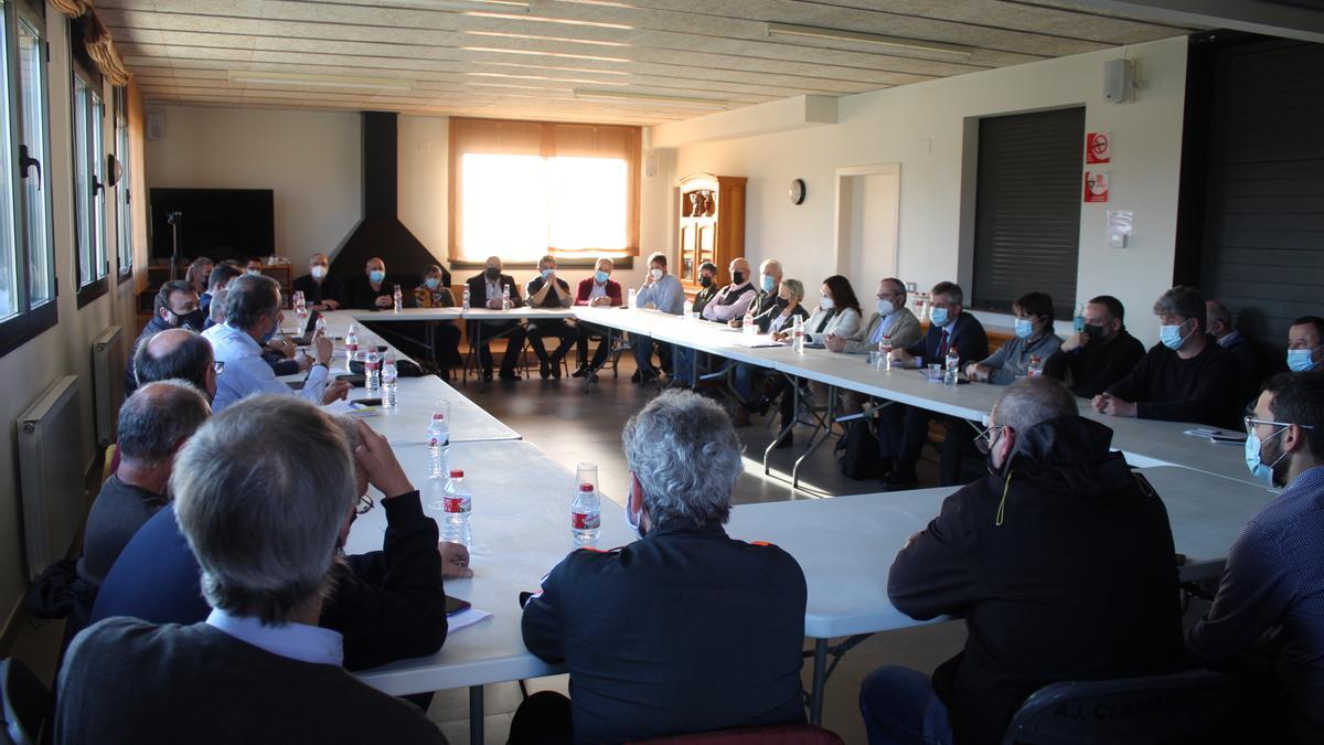 Reunió d&#039;una cinquantena d&#039;alcaldes a Clariana de Cardener