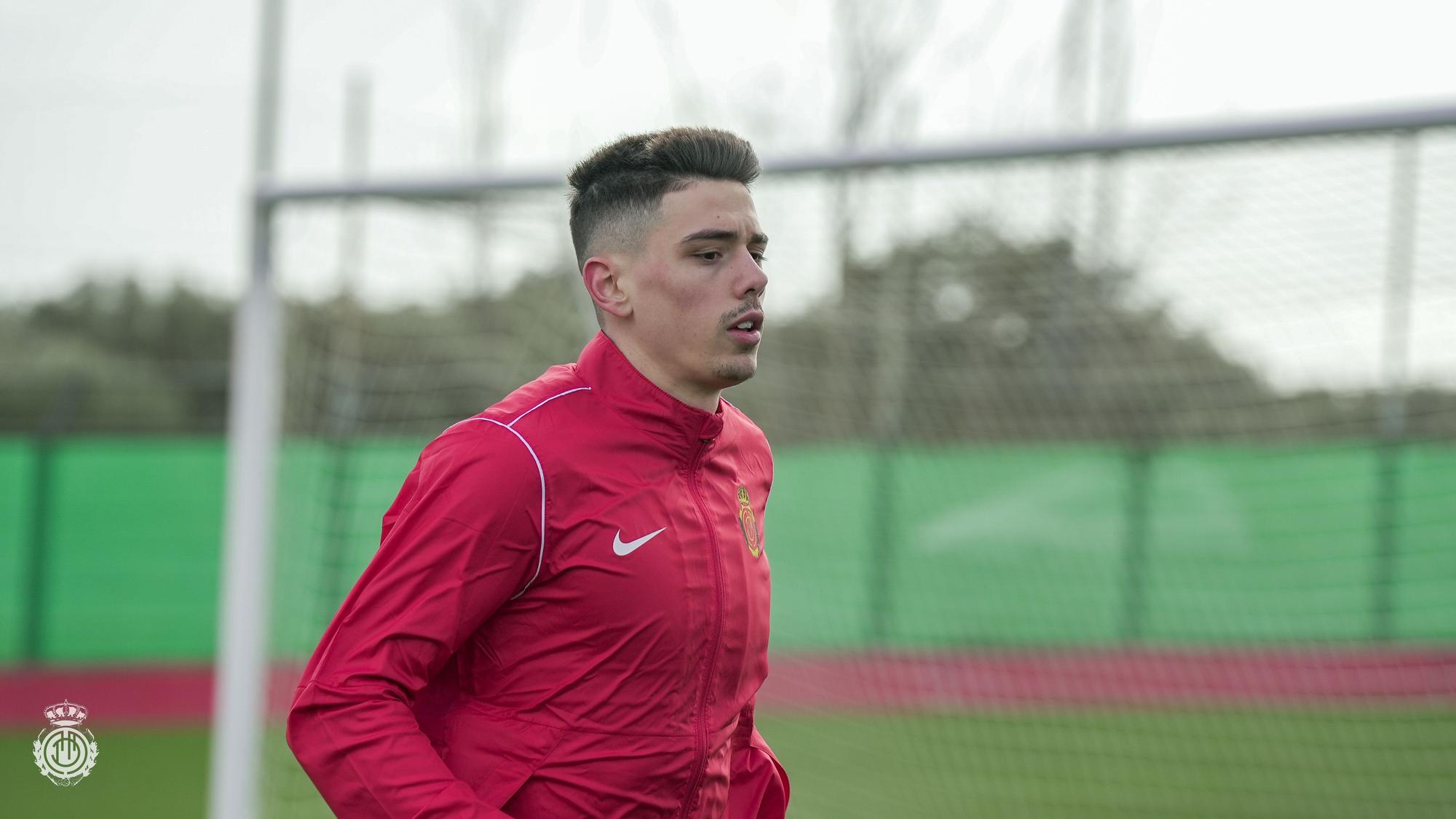 Primer entrenamiento de Hadzikadunic con el Mallorca