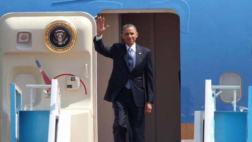 Obama llega a Israel en su primera visita como presidente de EEUU