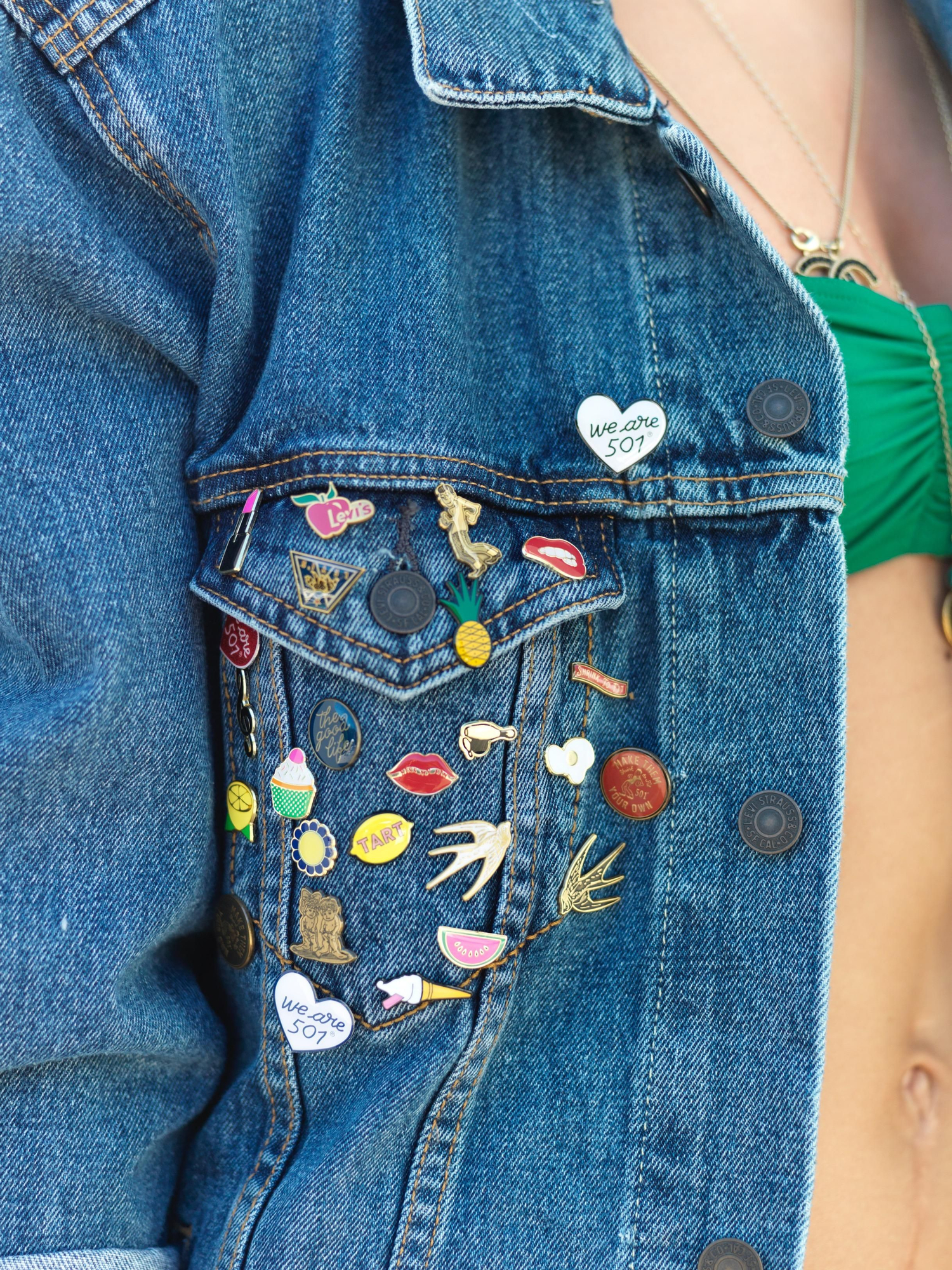 Poppy Delevigne diseña una colección de parches para las Tailor Shops de Levi´s