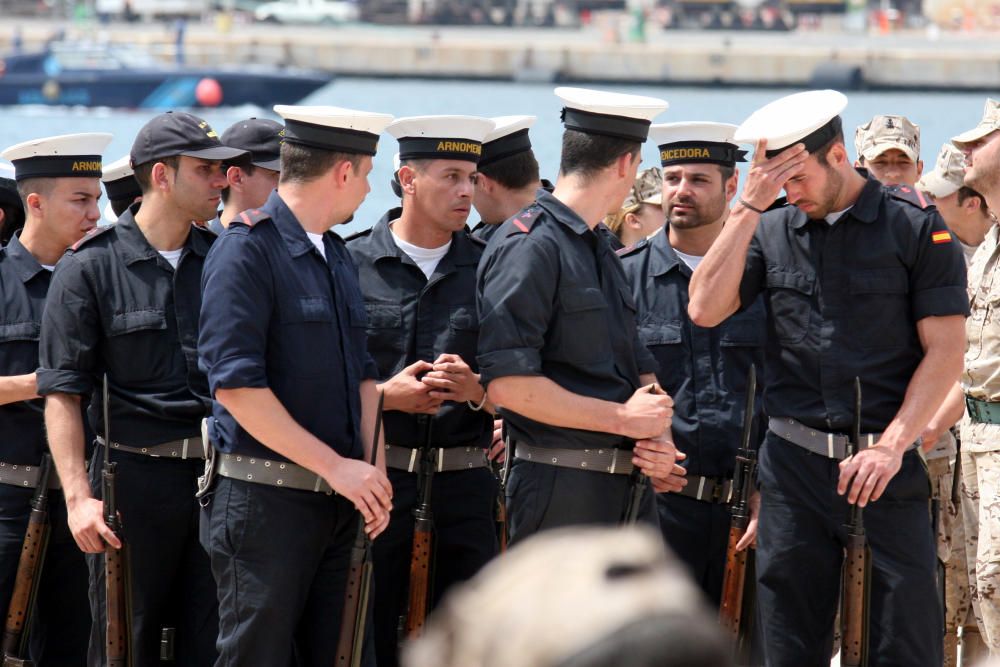 La Infantería de Marina  da apoyo de seguridad  en los desembarcos