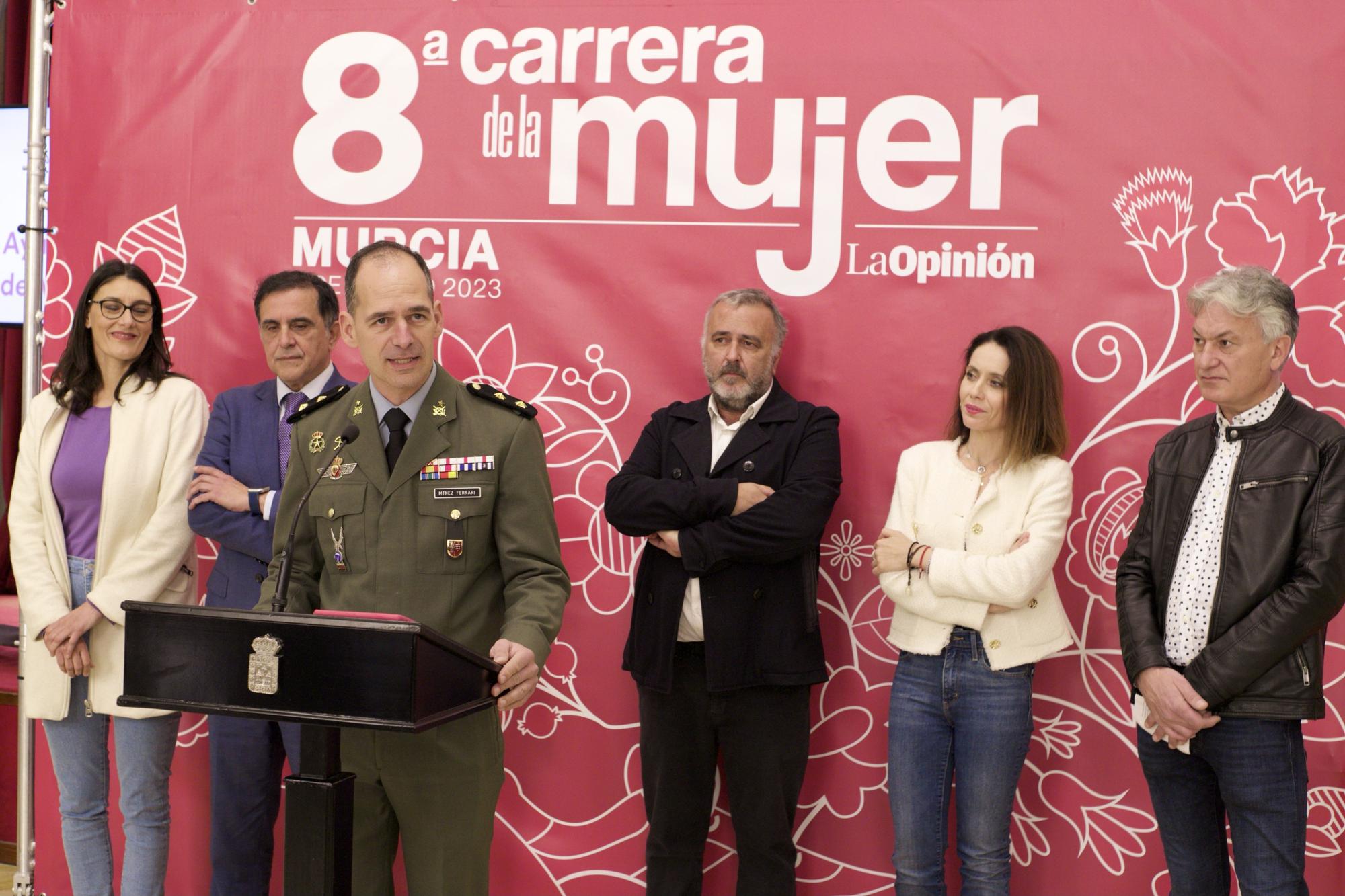 Presentación de la Carrera de la Mujer en Murcia 2023