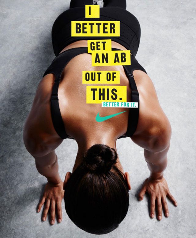 futuro Vacante isla Betterforit, la nueva campaña de autosuperación para mujeres de Nike - Woman