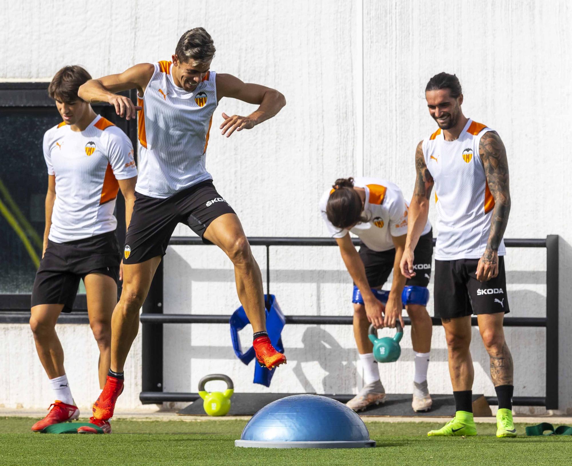 La semana de entrenamientos del Valencia CF