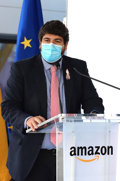 Inauguración del centro logístico de Amazon en Murcia