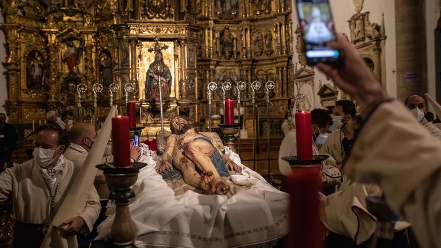 El Yacente inicia sus actos de Cuaresma este viernes en el Tránsito