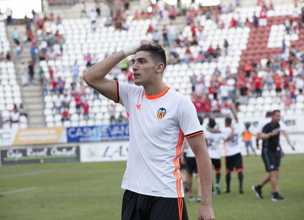 Real Murcia - Valencia Mestalla, en imágenes