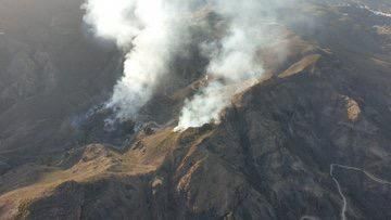 Incendio en Fataga