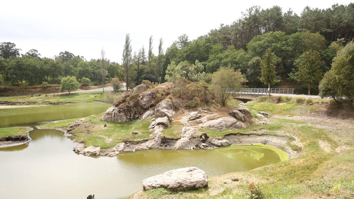 Los embalses de Vilagarcía y Pontillón do Castro sufren más que el de Caldas