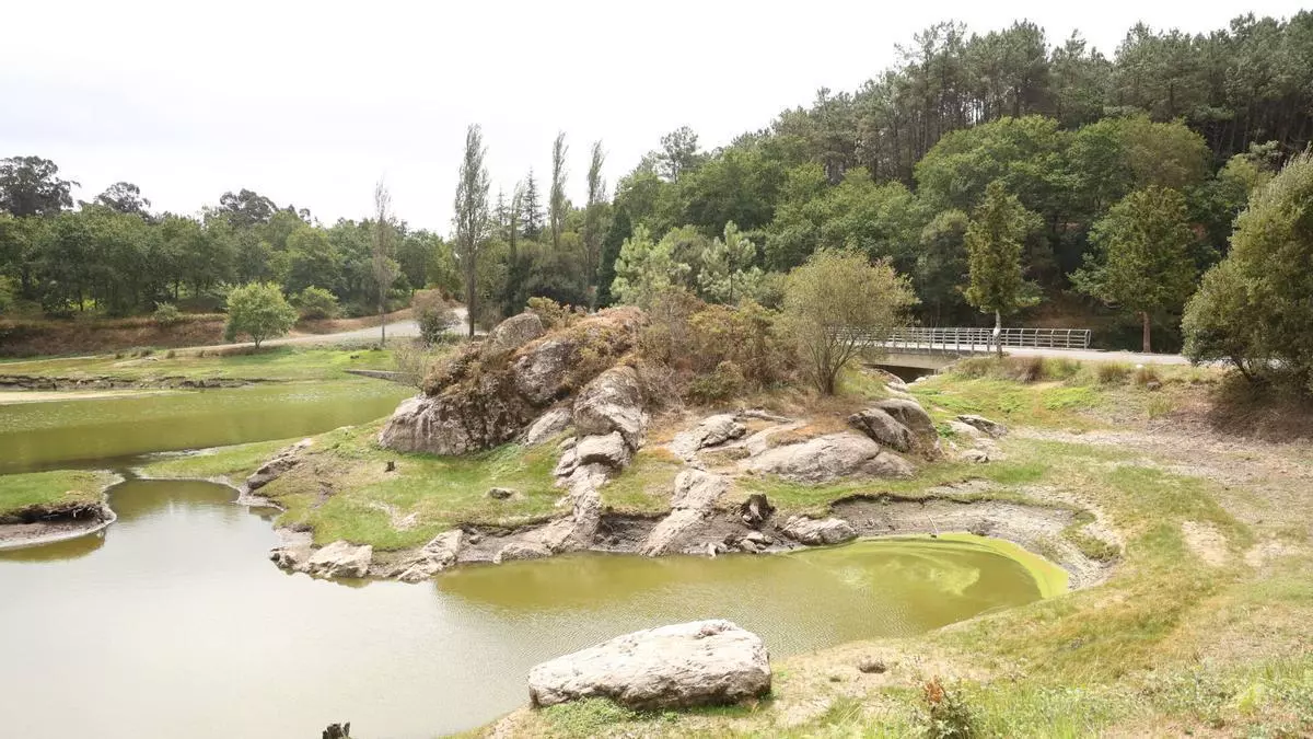 Los embalses de Vilagarcía y Pontillón do Castro sufren más que el de Caldas