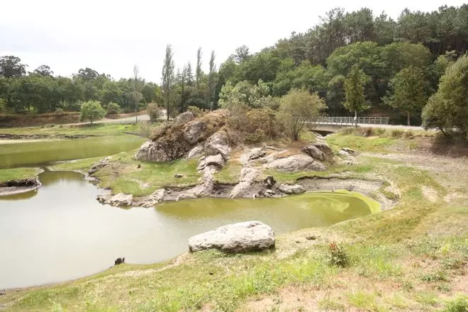 Así se ven los embalses de Vilagarcía y Caldas
