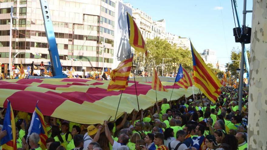 Manifestació l&#039;11-S a Barcelona.