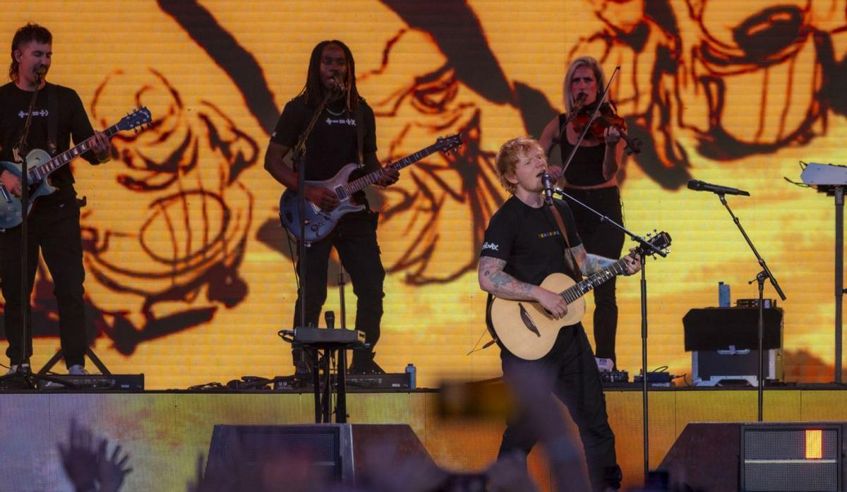 Ed Sheeran declara su amor por Tenerife en el concierto más esperado 
