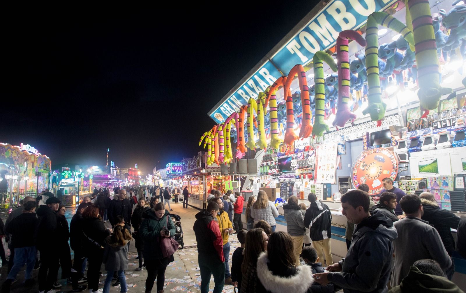 La feria de atracciones vuelve al Puerto de València por Navidad