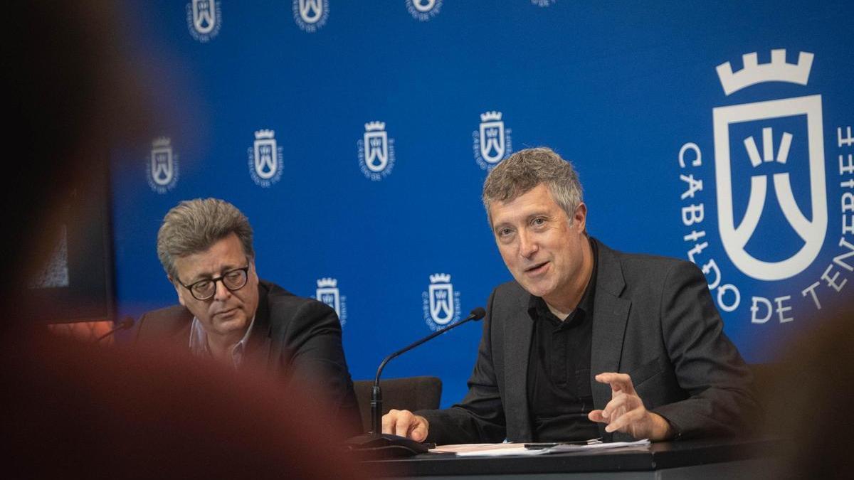 José Carlos Acha y José Luis Rivero, este martes, en la presentación del Encuentro ROCE.