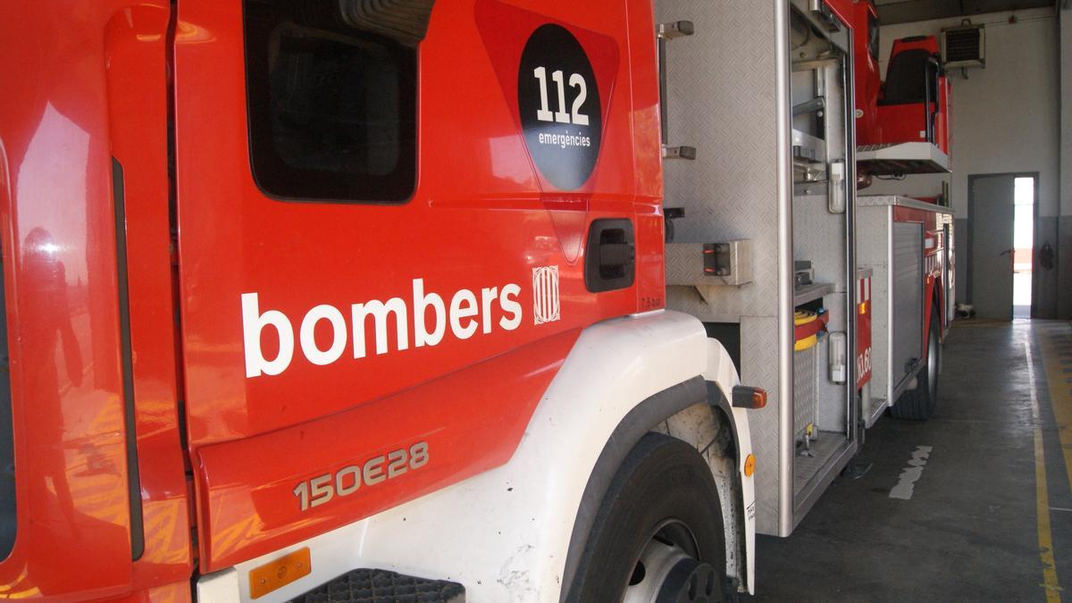 Un camió de Bombers de la Generalitat