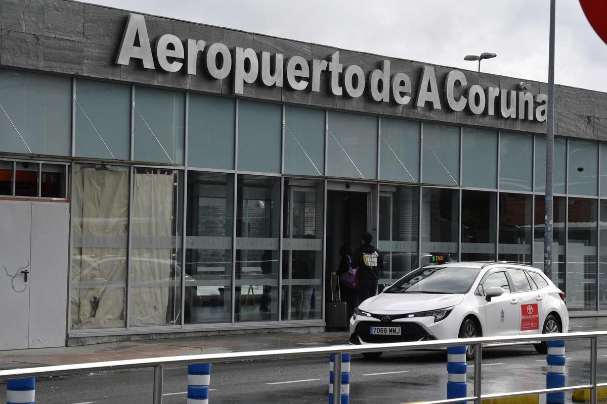 Taxis en el aeropuerto de Alvedro