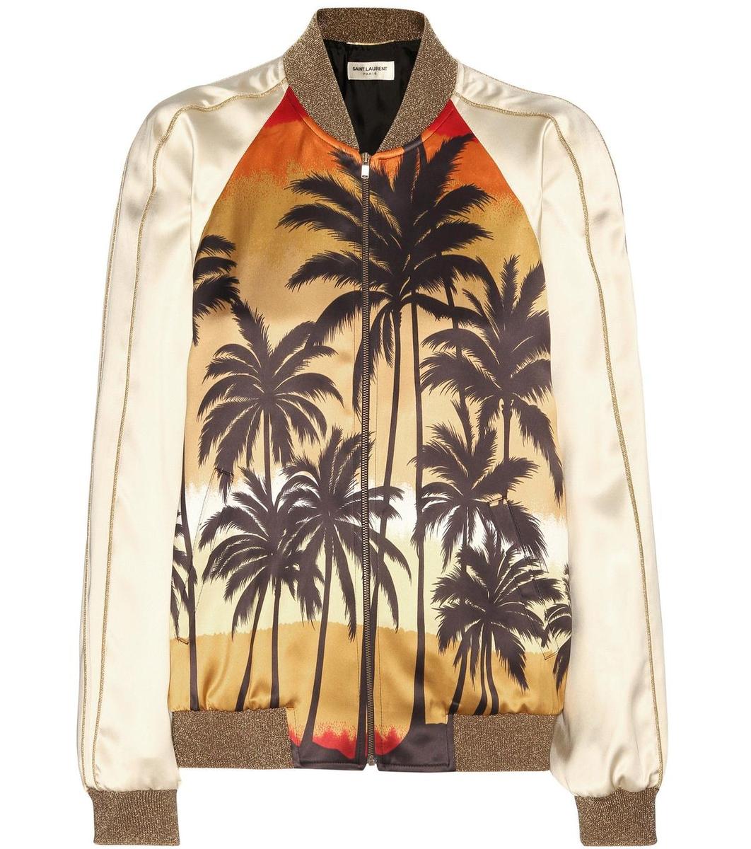 Bomber estampada, Saint Laurent