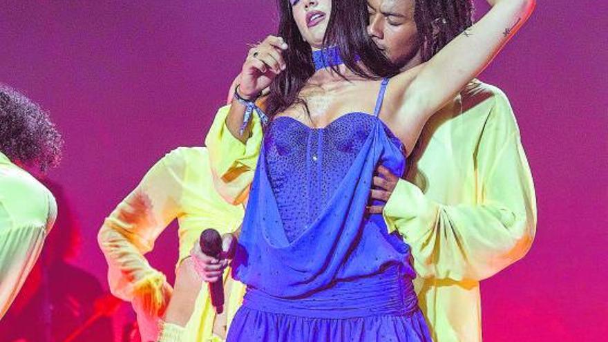 Dua Lipa, en el Festival Primavera Sound, en junio en Barcelona.   | // F.S.