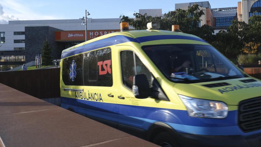 Una ambulància a Sant Joan de Déu