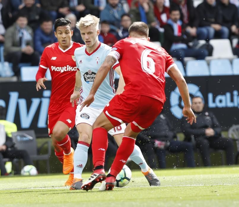 Galería de imágenes con las mejores fotografías de la goleada del Celta al Sevilla (4-0) en Balaídos.