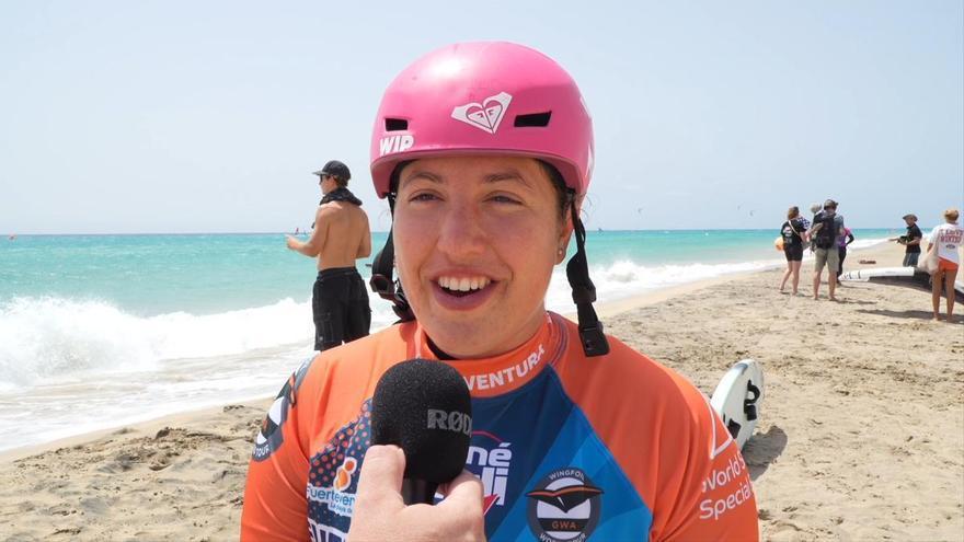 La española Nia Suardiaz, tercera del mundo en Fuerteventura