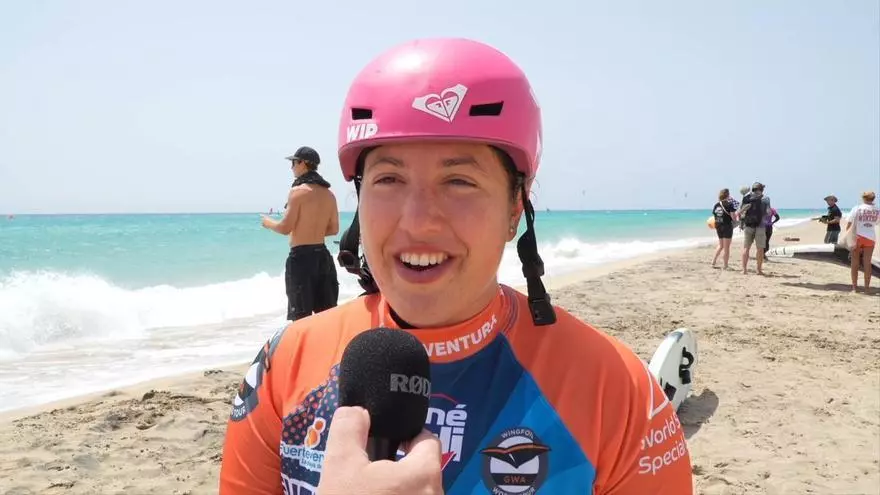 La española Nia Suardiaz, tercera del mundo en Fuerteventura