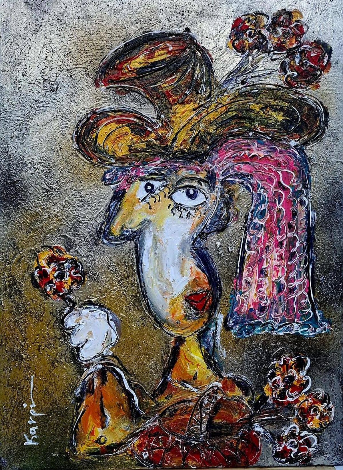 Uno de los cuadros de "Karpi".