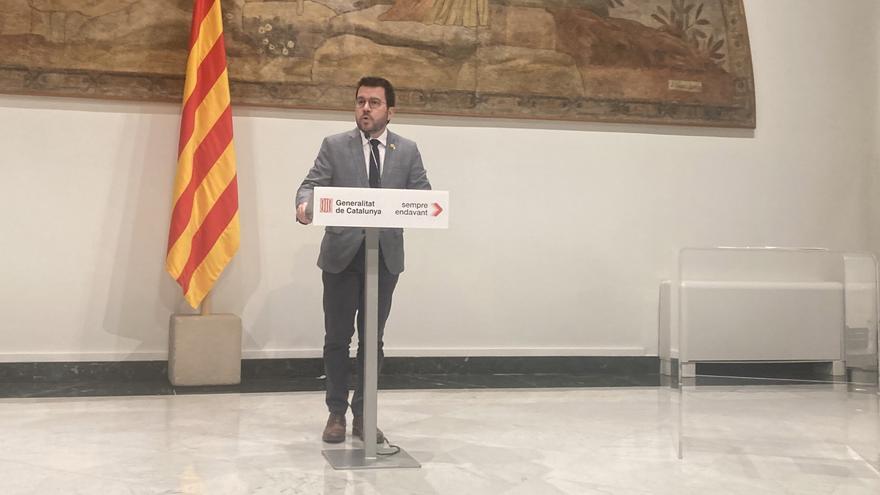 Pere Aragonès recuerda el &quot;gesto de coraje&quot; de Macià sin el que &quot;la Generalitat no existiría&quot;