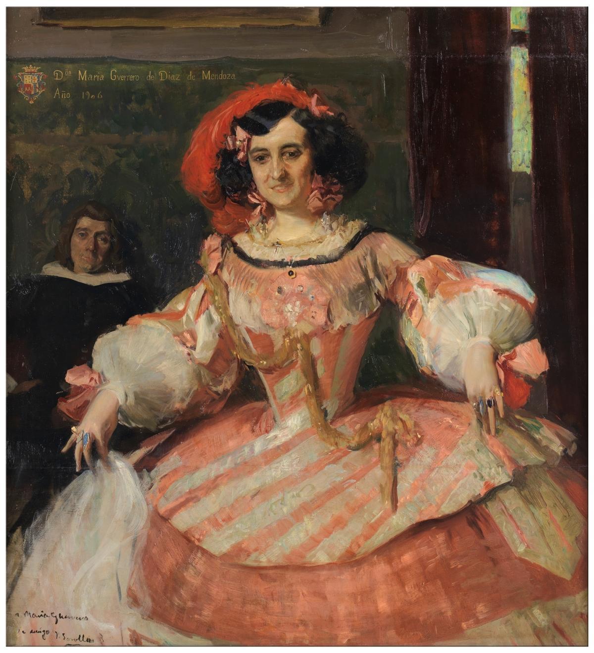 El cuadro de Sorolla 'La actriz María Guerrero como La dama boba'.