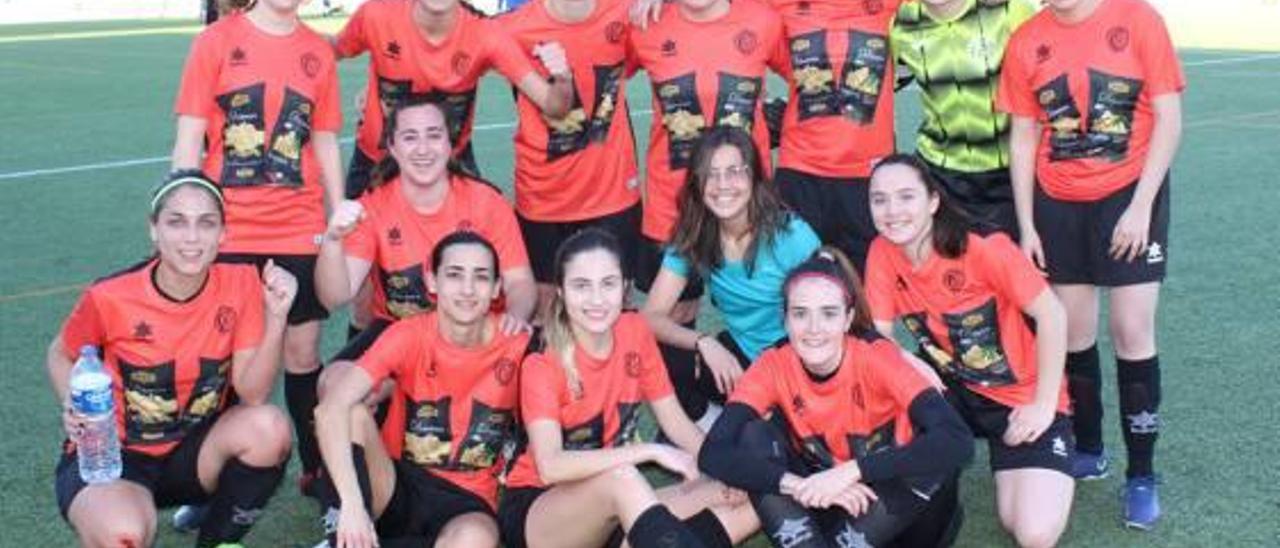 Jugadoras del Càrcer, de Primera Regional.