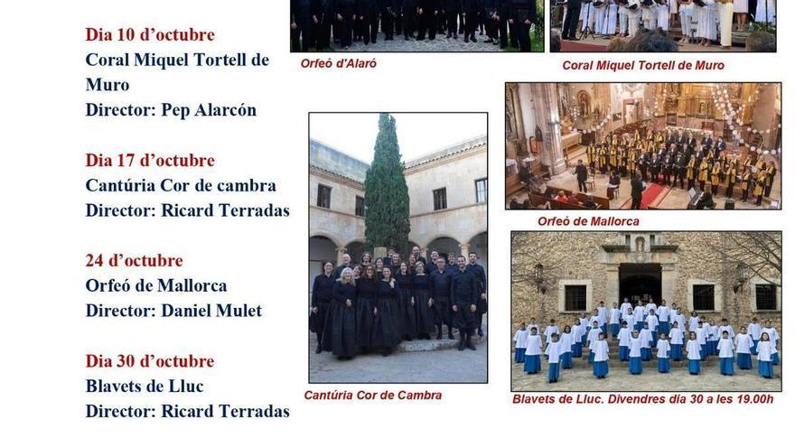 Búger volverá a convertirse en punto de encuentro de las corales de Mallorca este octubre