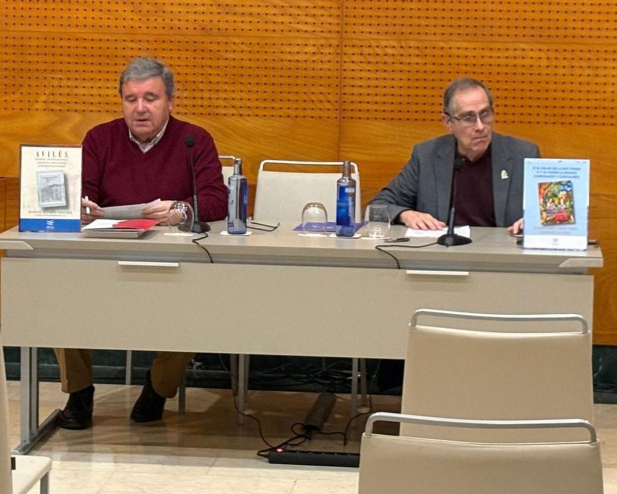 Por la izquierda, Román Antonio Álvarez y Miguel Solís Santos. | S.F.