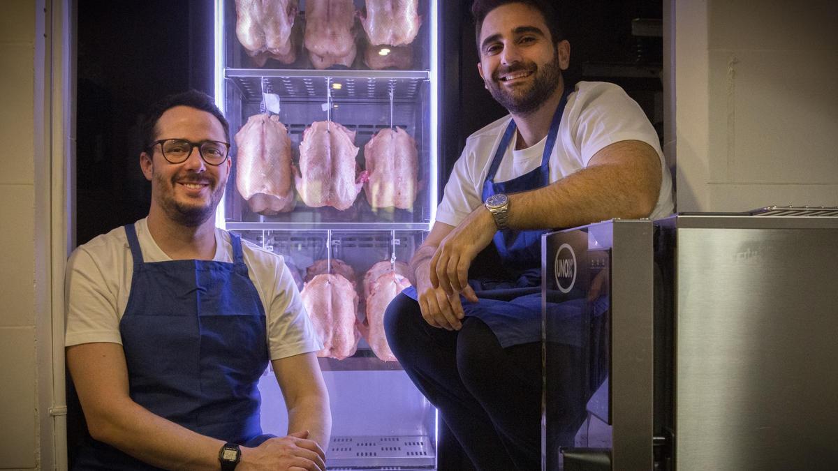 Pachi Rodriguez y Joey Attieh, en el restaurante Âme.