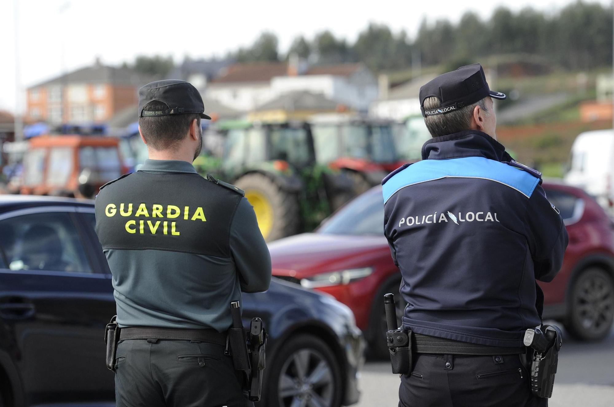 Protestas de los agricultores en Galicia