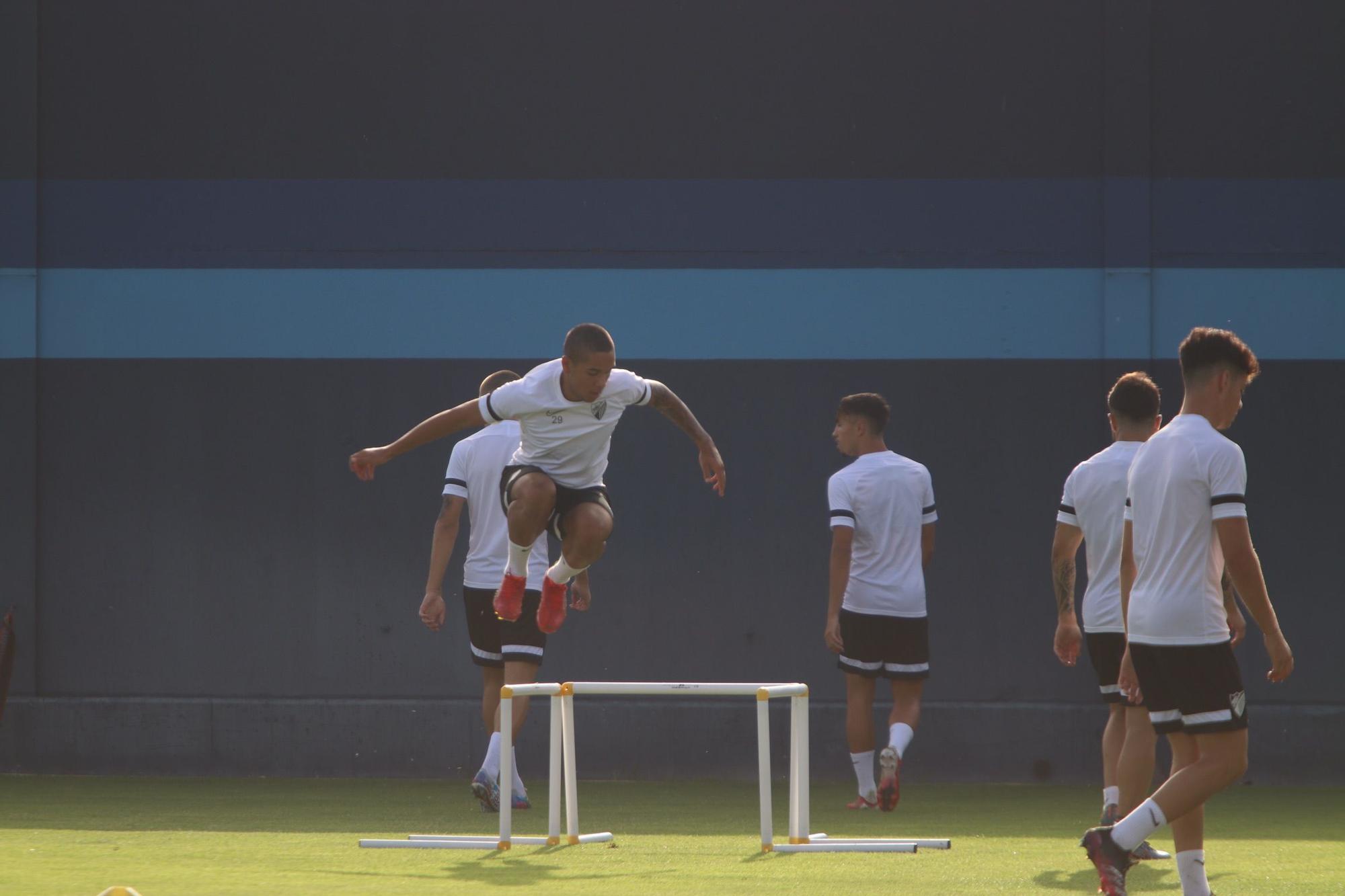 Entrenamiento del Málaga CF de este jueves 12 de agosto