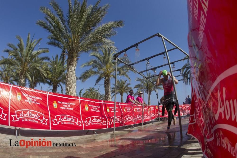 Salida del Triatlón Villa de Fuente Álamo