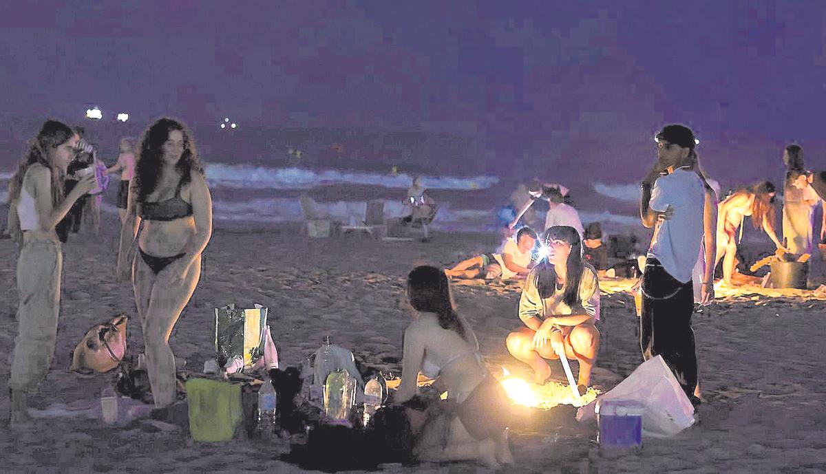 Imagen de archivo de la Nit de Sant Joan en Benicàssim
